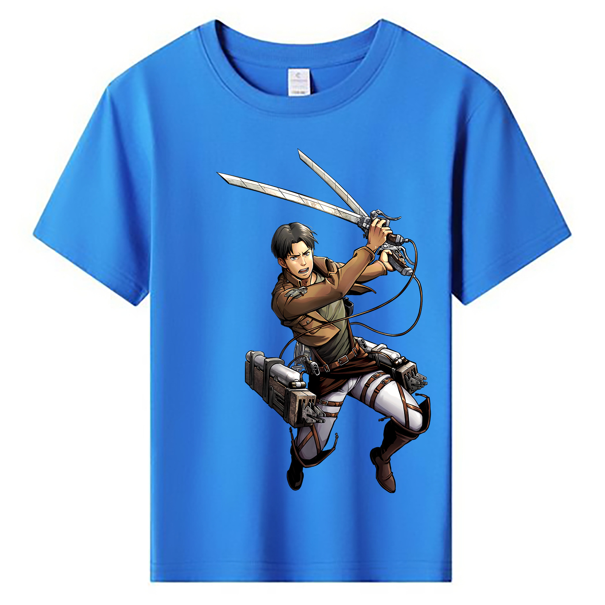 （画像用） 進撃の巨人 Attack on Titan 綿100％キッズTシャツ（フロントプリント）
